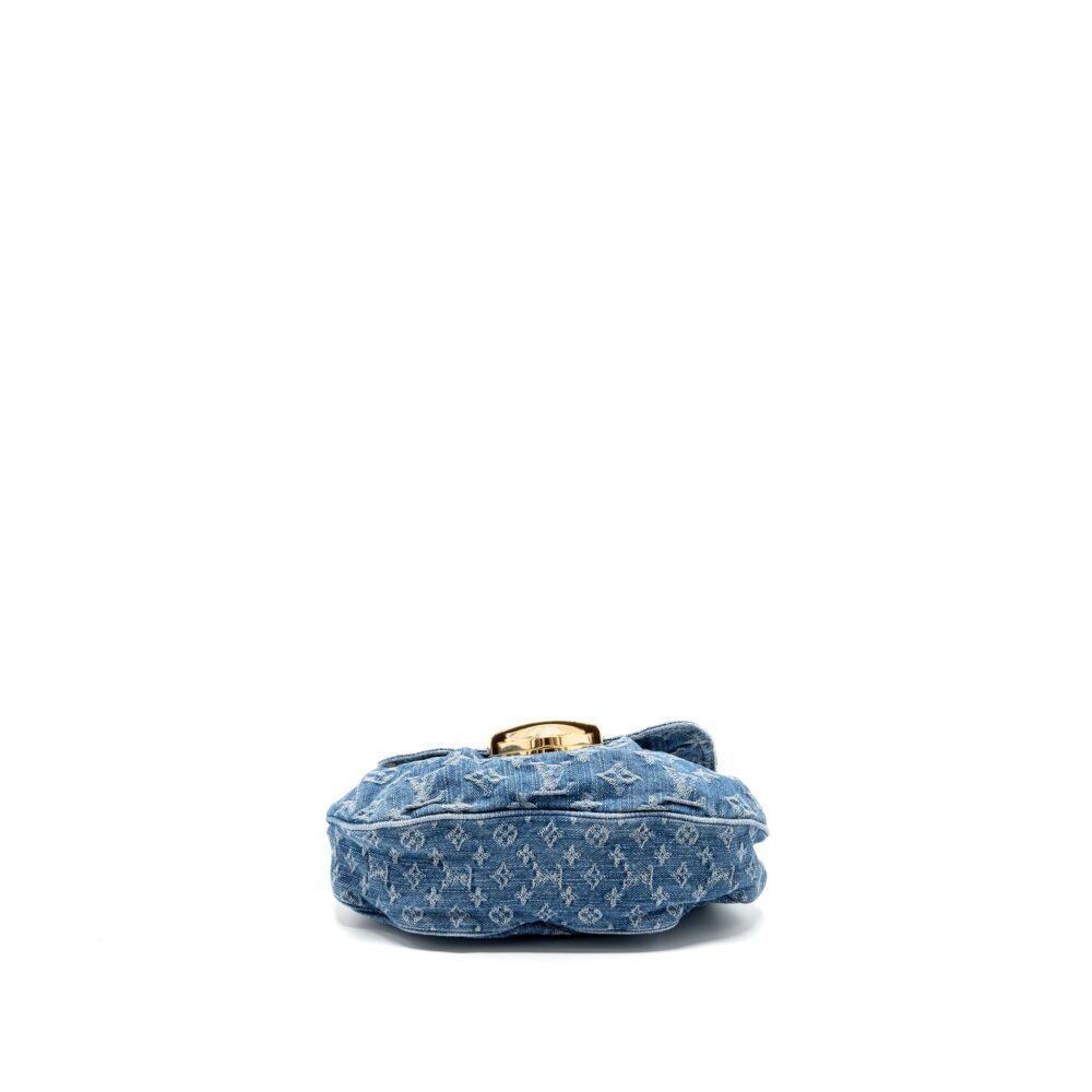 AAA Replica Louis Vuitton LV SUNSET BAG DENIM BLUE GHW (NEW VERSION)