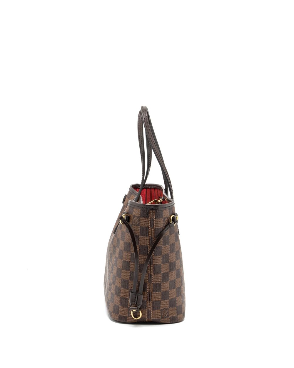 AAA Replica Louis Vuitton LV NEVERFULL PM DAMIER EBENE CANVAS GHW