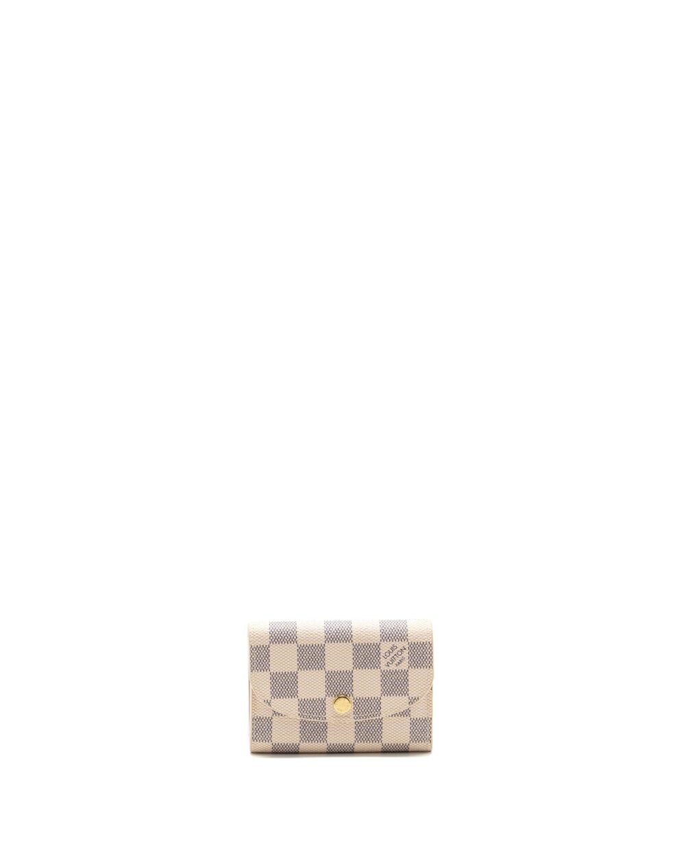 AAA Replica Louis Vuitton LV ROSALIE COIN PURSE DAMIER AZUR CANVAS GHW
