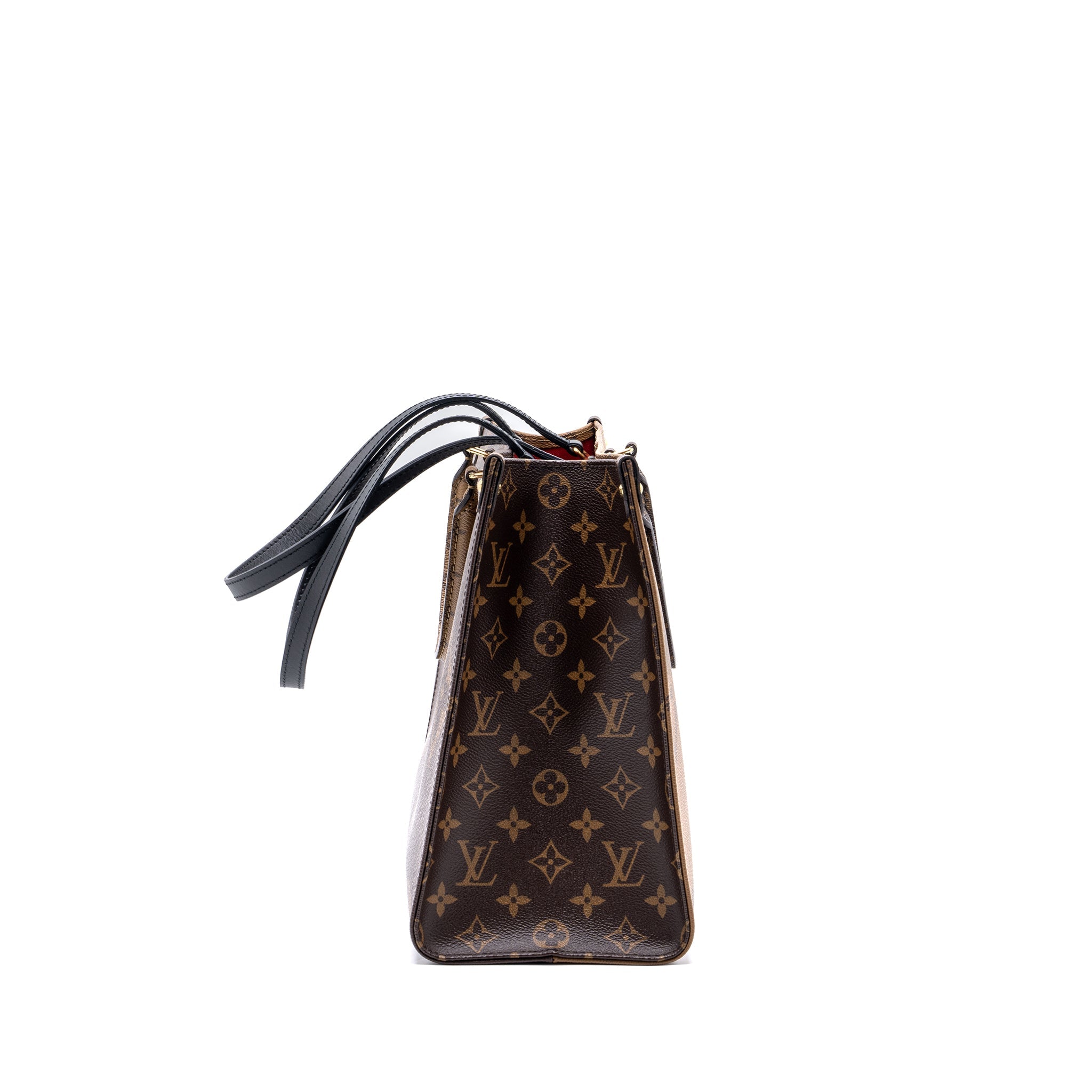 AAA Replica Louis Vuitton LV ONTHEGO MM MONOGRAM REVERSE CANVAS GHW (NEW VERSION)
