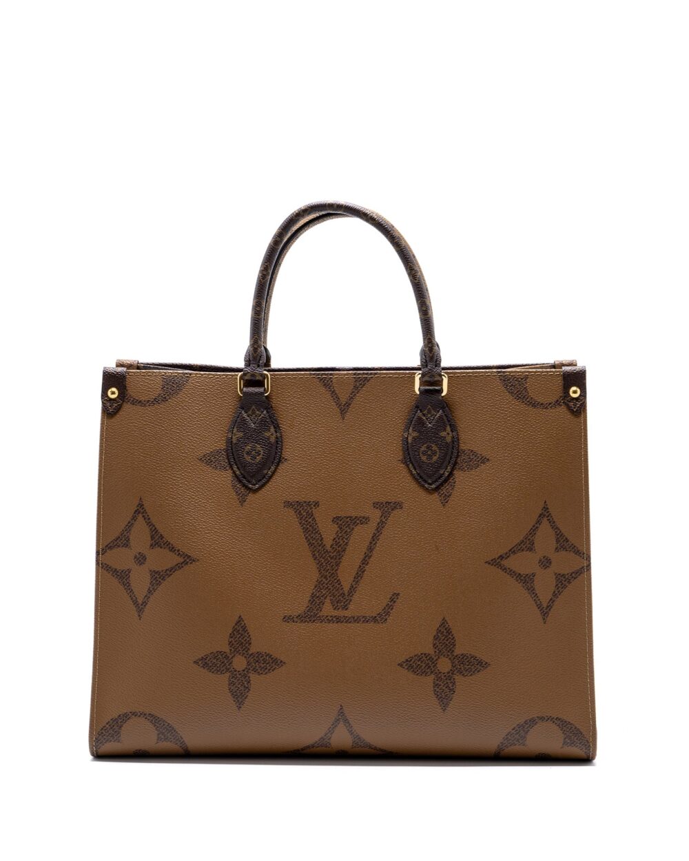 AAA Replica Louis Vuitton LV ONTHEGO MM MONOGRAM REVERSE CANVAS GHW (NEW VERSION)
