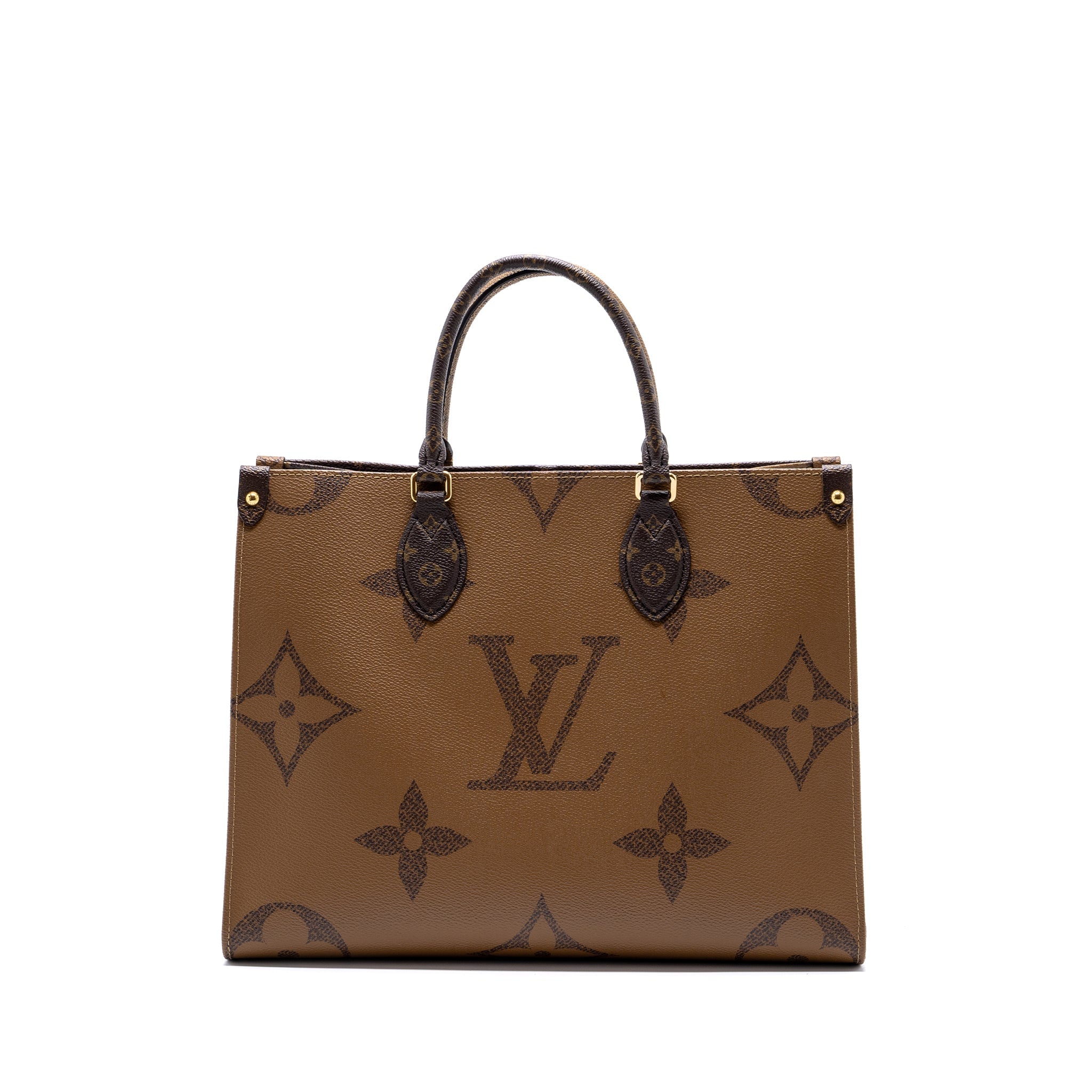 AAA Replica Louis Vuitton LV ONTHEGO MM MONOGRAM REVERSE CANVAS GHW (NEW VERSION)