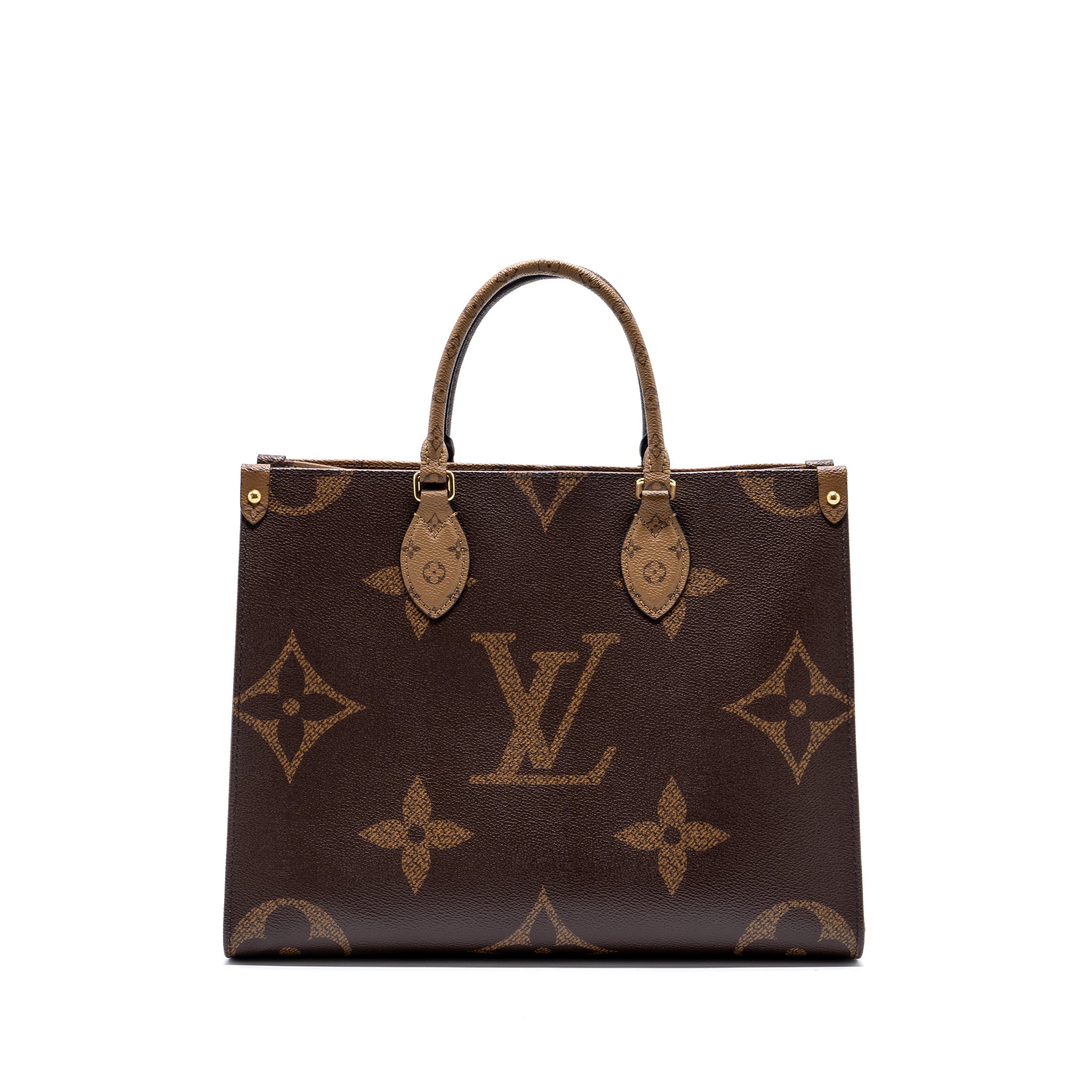 AAA Replica Louis Vuitton LV ONTHEGO MM MONOGRAM REVERSE CANVAS GHW (NEW VERSION)