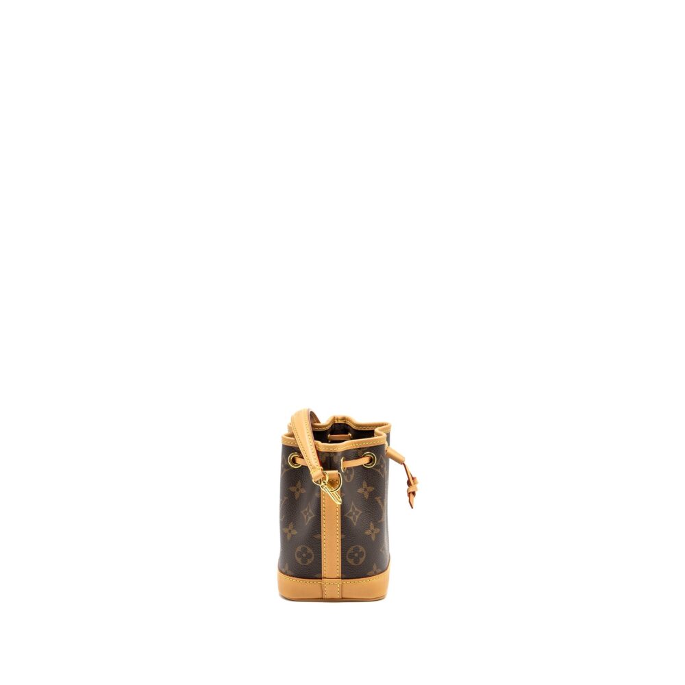 AAA Replica Louis Vuitton LV NANO NOE MONOGRAM CANVAS GHW