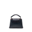 AAA Replica Louis Vuitton LV CAPUCINES BB TAURILLON NAVY SHW