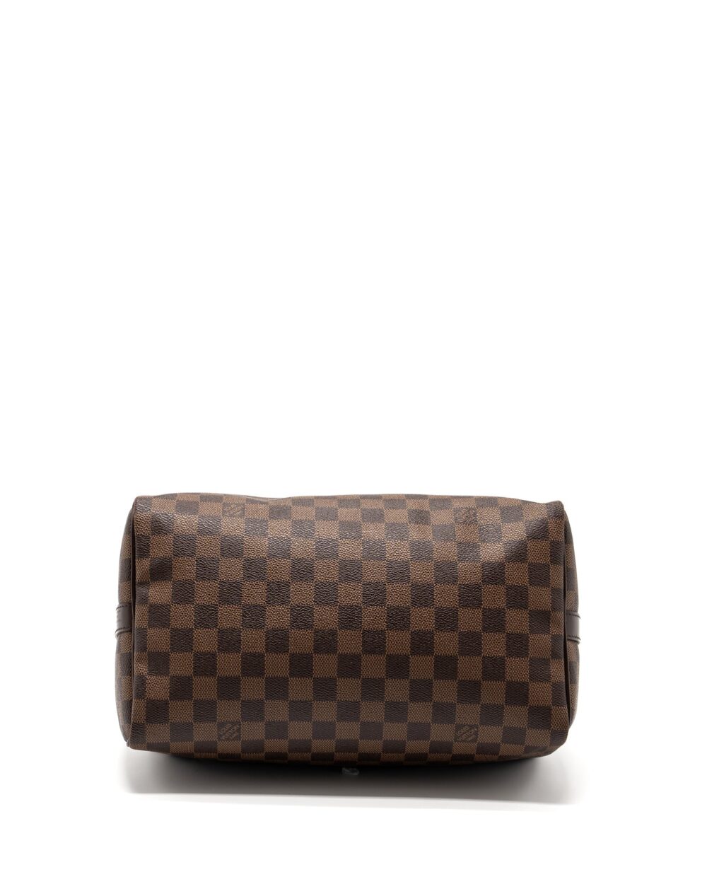 AAA Replica Louis Vuitton LV SPEEDY 30 BANDOULIERE DAMIER EBENE CANVAS GHW