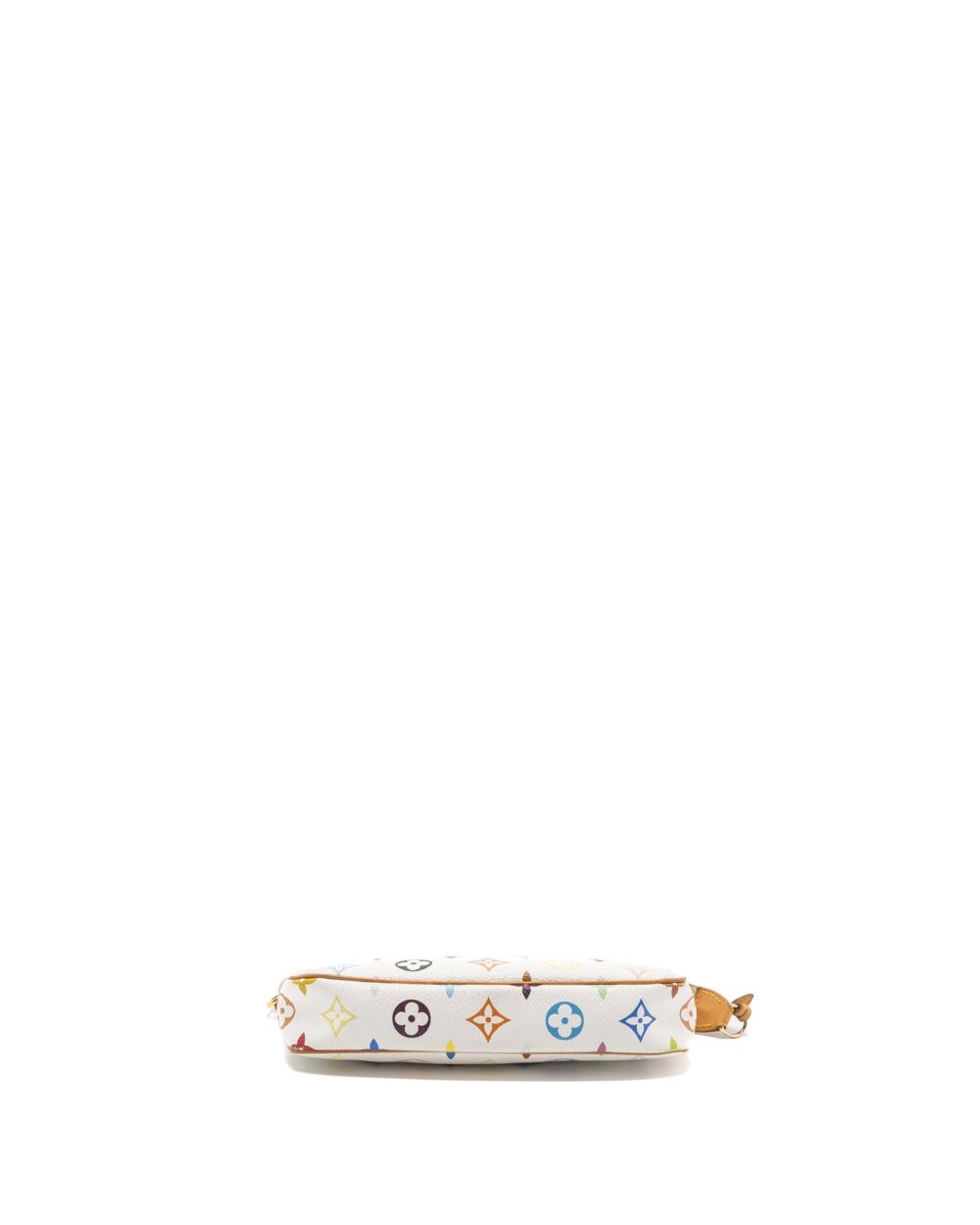 AAA Replica Louis Vuitton LV VINTAGE POCHETTE ACCESSORIES MULTICOLOUR MONOGRAM CANVAS WHITE GHW