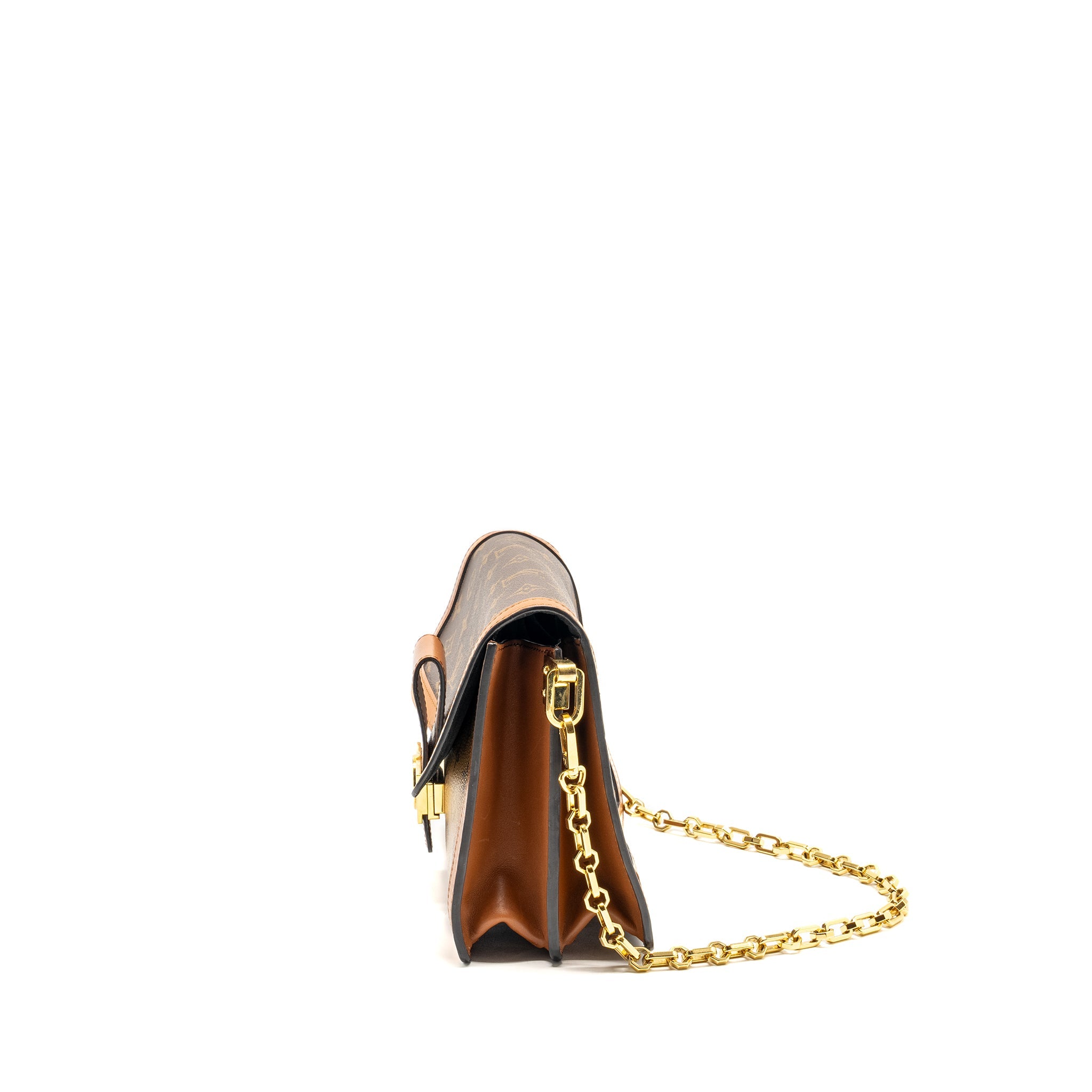 AAA Replica Louis Vuitton LV DAUPHINE MM MONOGRAM CANVAS GHW