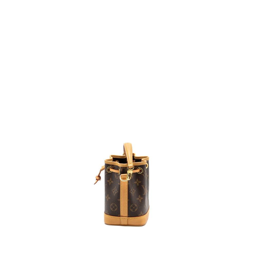 AAA Replica Louis Vuitton LV NANO NOE MONOGRAM CANVAS GHW