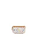 AAA Replica Louis Vuitton LV VINTAGE POCHETTE ACCESSORIES MULTICOLOUR MONOGRAM CANVAS WHITE GHW