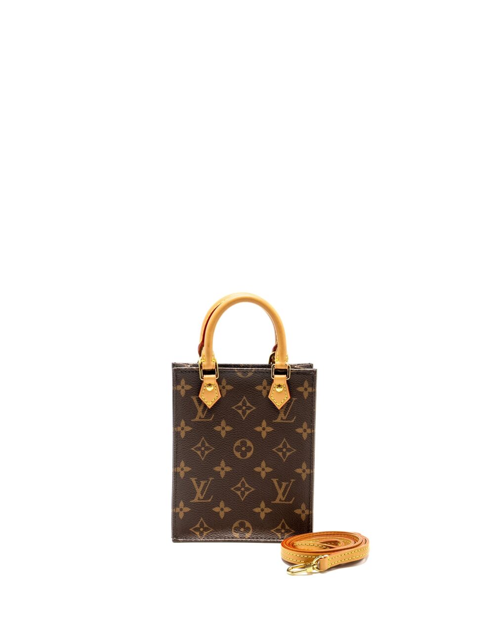 AAA Replica Louis Vuitton LV PETIT SAC PLAT MONOGRAM CANVAS GHW
