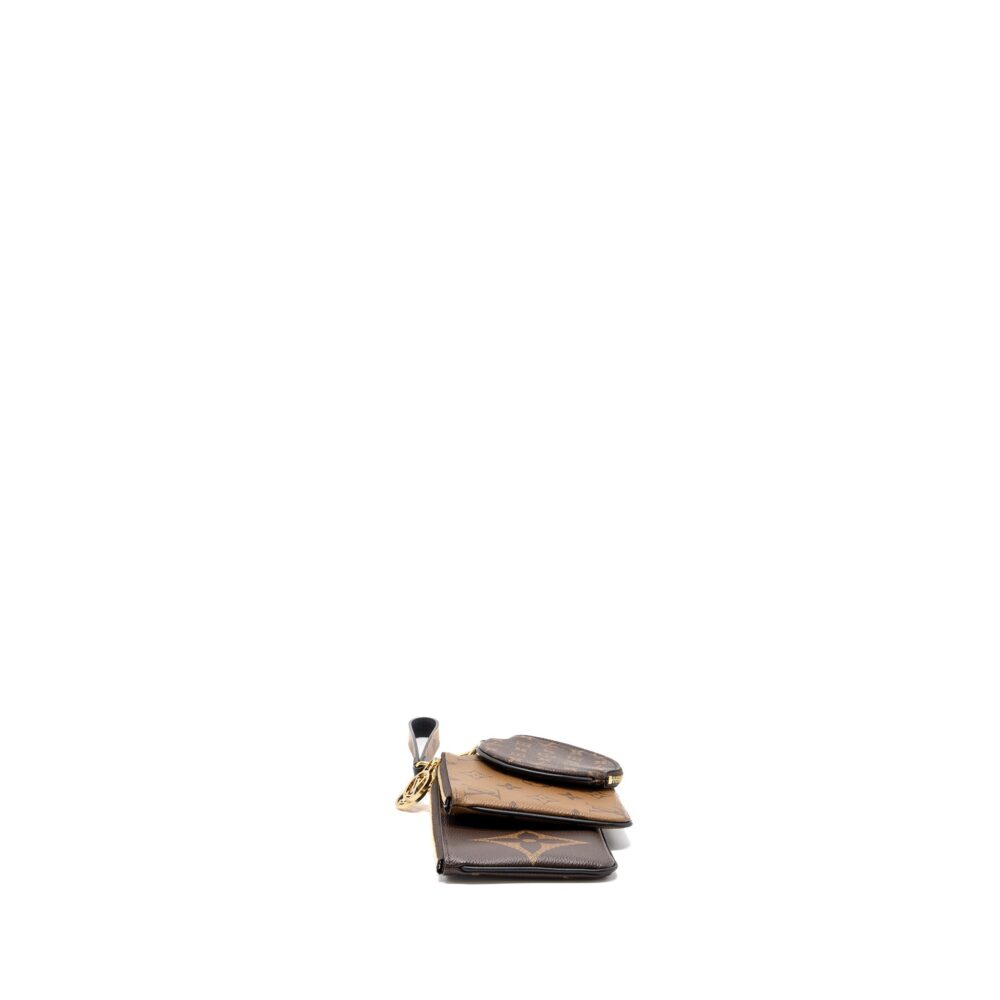 AAA Replica Louis Vuitton LV TRIO POUCH MONOGRAM CANVAS GHW