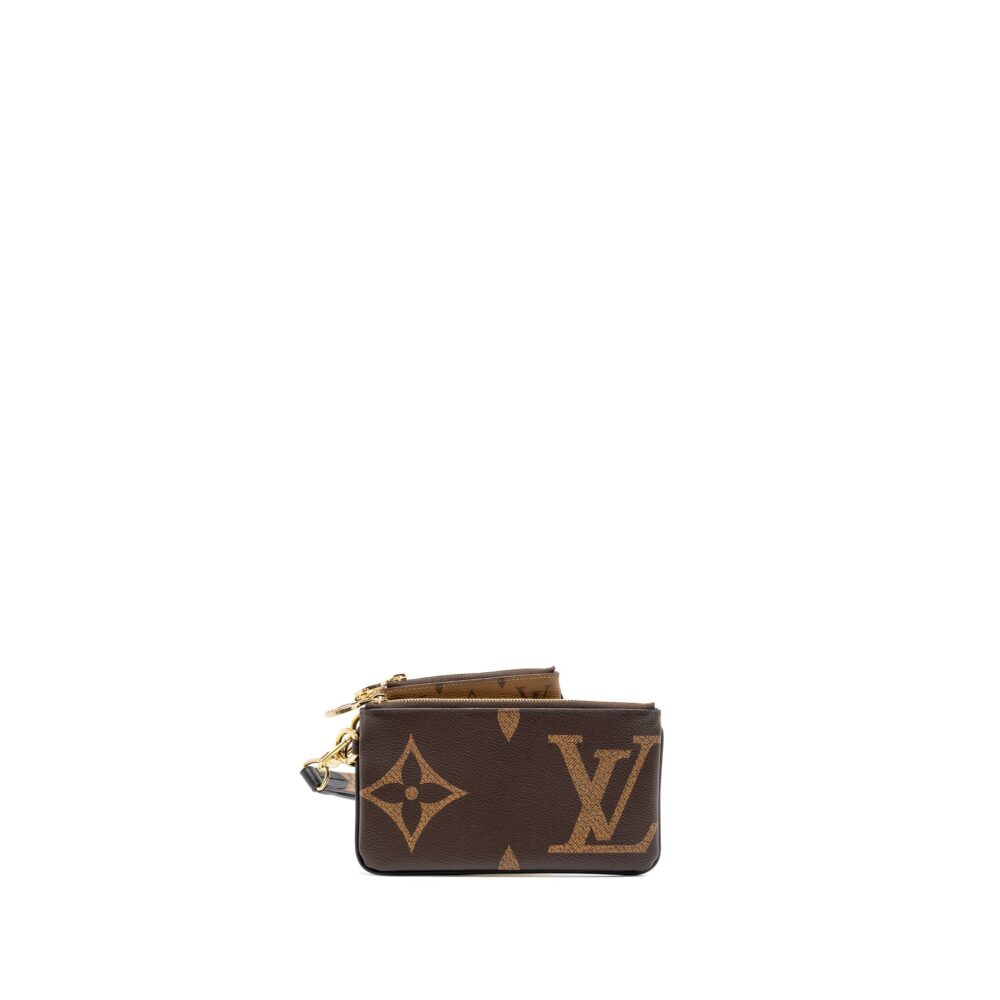 AAA Replica Louis Vuitton LV TRIO POUCH MONOGRAM CANVAS GHW