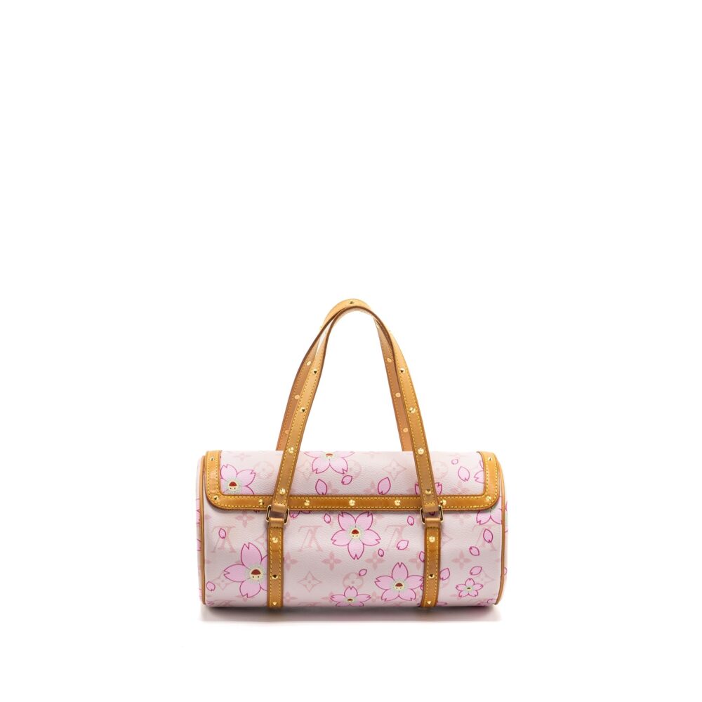 AAA Replica Louis Vuitton LV LIMITED EDITION CHERRY BLOSSOM PAPILLON BAG MONOGRAM CANVAS PINK GHW