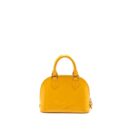 AAA Replica Louis Vuitton LV ALMA BB PATENT YELLOW LGHW