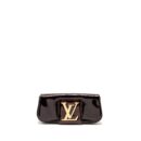 AAA Replica Louis Vuitton LV SOBE CLUTCH PATENT LEATHER DARK PURPLE GHW