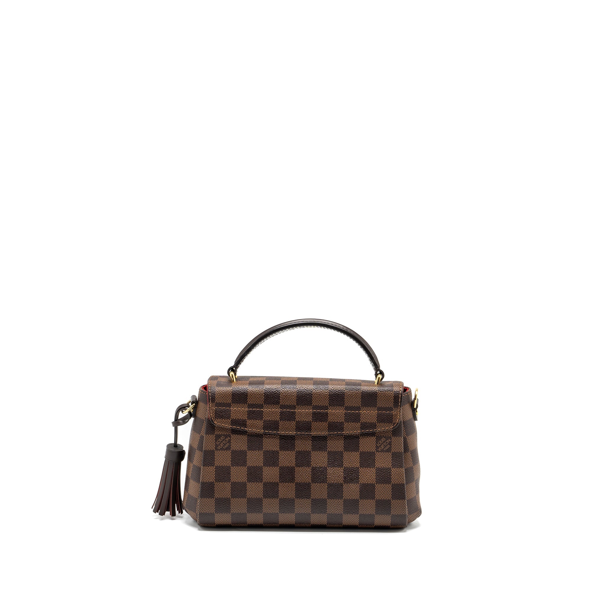 AAA Replica Louis Vuitton LV CROISETTE DAMIER EBENE GHW