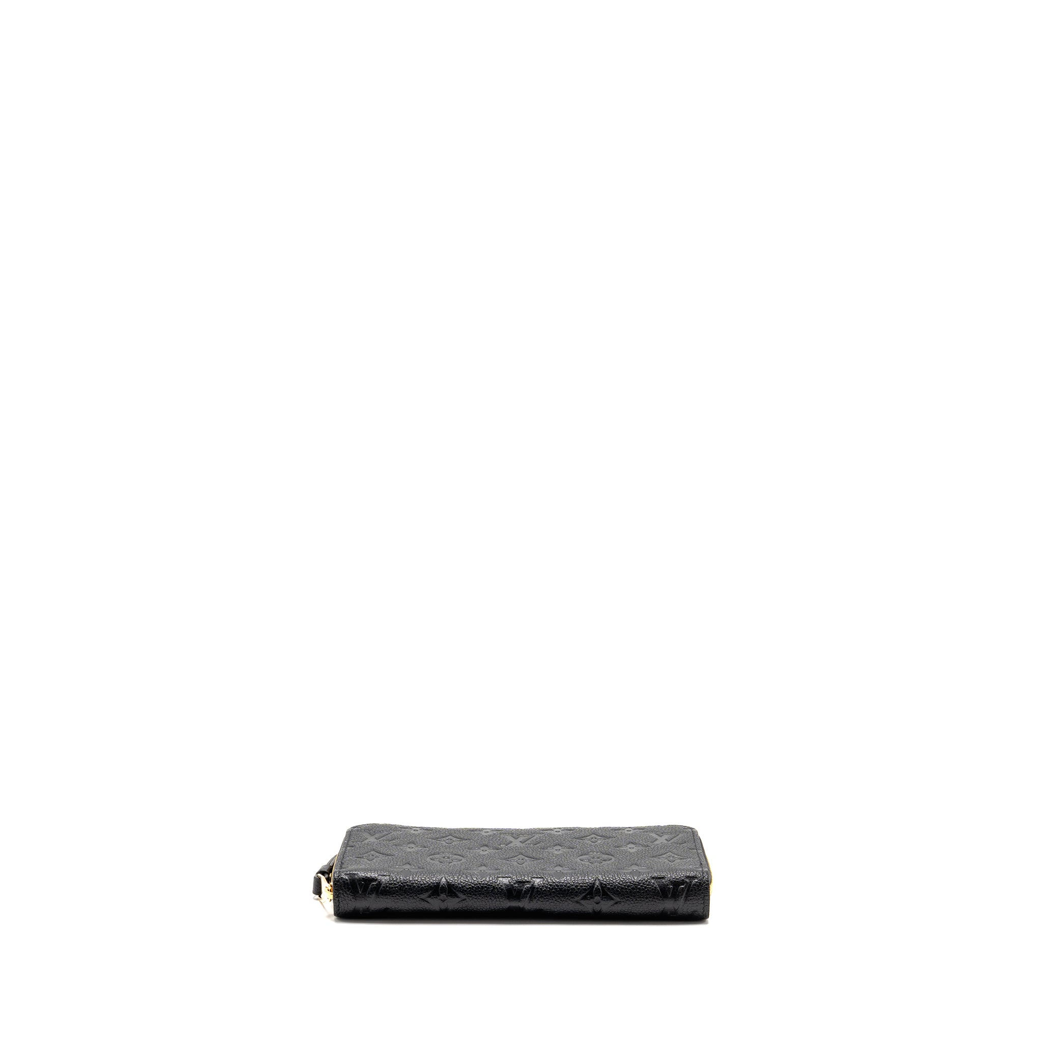 AAA Replica Louis Vuitton LV ZIPPY LONG WALLET EMBOSSED MONOGRAM EMPREINTE LEATHER BLACK GHW