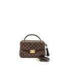 AAA Replica Louis Vuitton LV CROISETTE DAMIER EBENE GHW