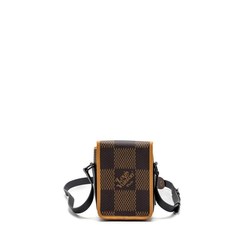 AAA Replica Louis Vuitton LV X NIGO AMAZON SLING BAG MONOGRAM CANVAS BLACK HARDWARE