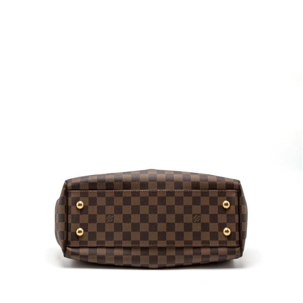 AAA Replica Louis Vuitton LV TREVI PM DAMIER EBENE CANVAS GHW