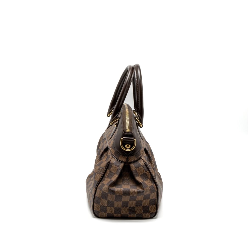 AAA Replica Louis Vuitton LV TREVI PM DAMIER EBENE CANVAS GHW