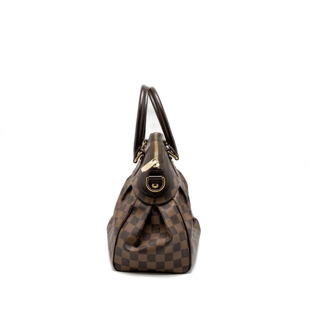 AAA Replica Louis Vuitton LV TREVI PM DAMIER EBENE CANVAS GHW