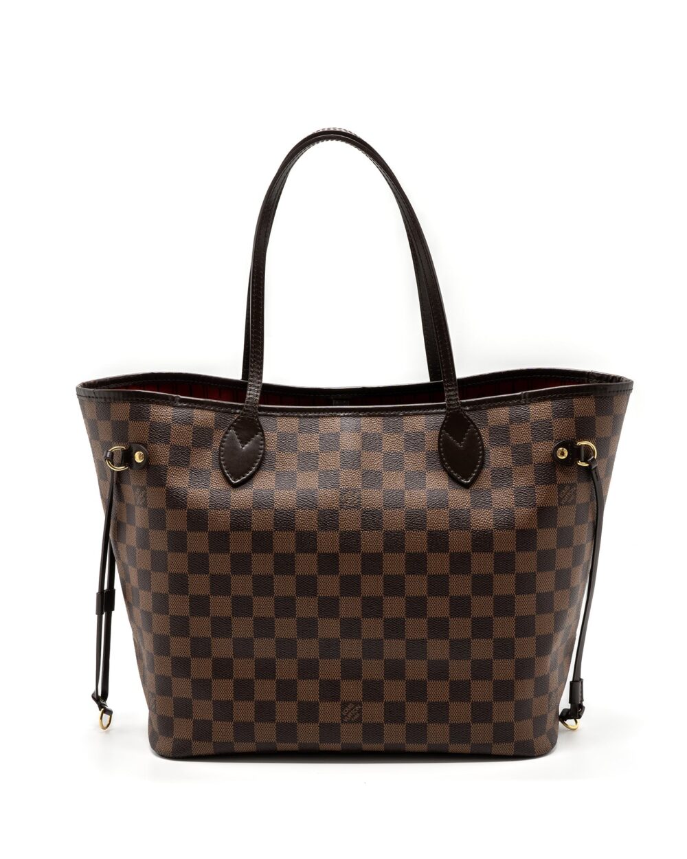 AAA Replica Louis Vuitton LV NEVERFULL MM DAMIER EBENE GHW