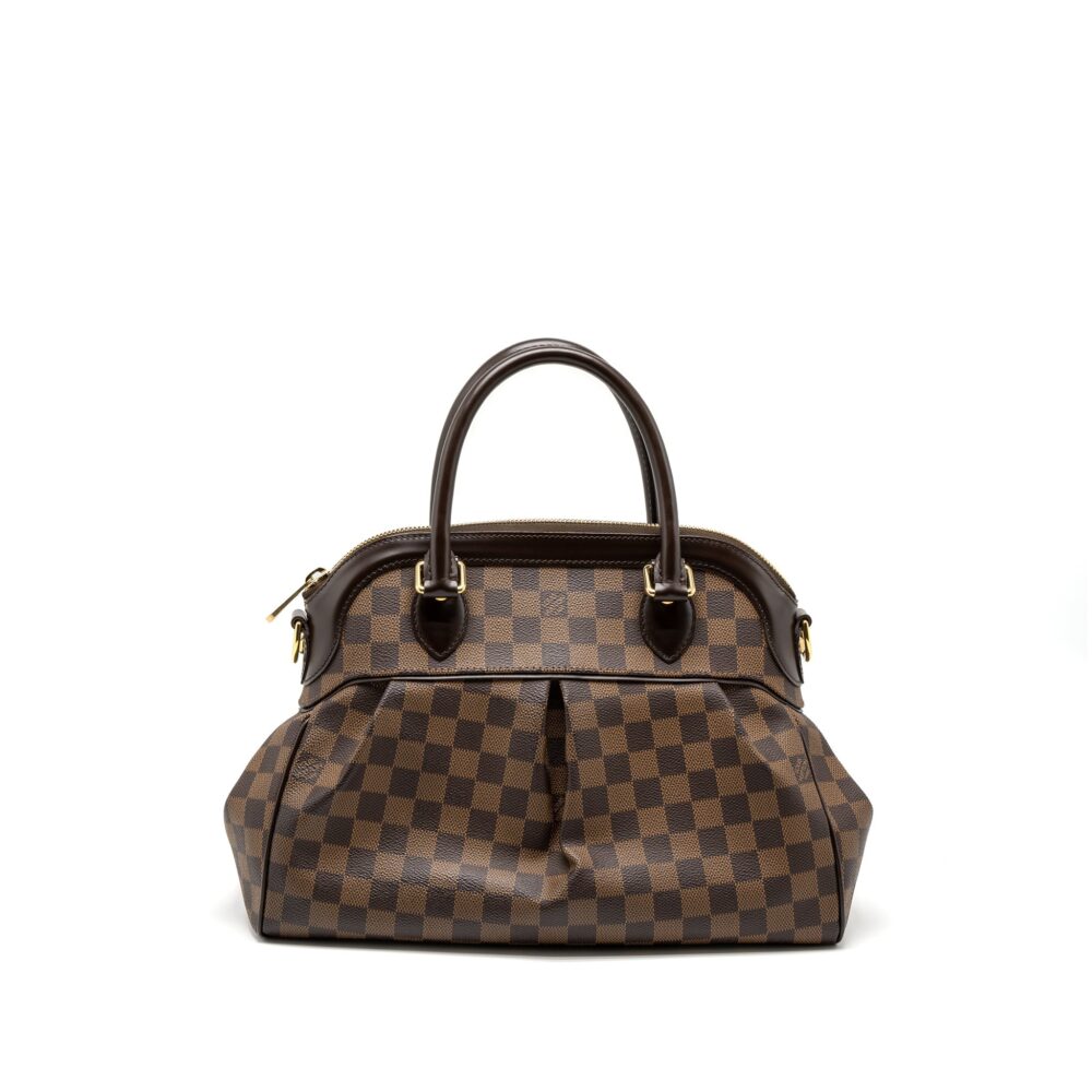 AAA Replica Louis Vuitton LV TREVI PM DAMIER EBENE CANVAS GHW
