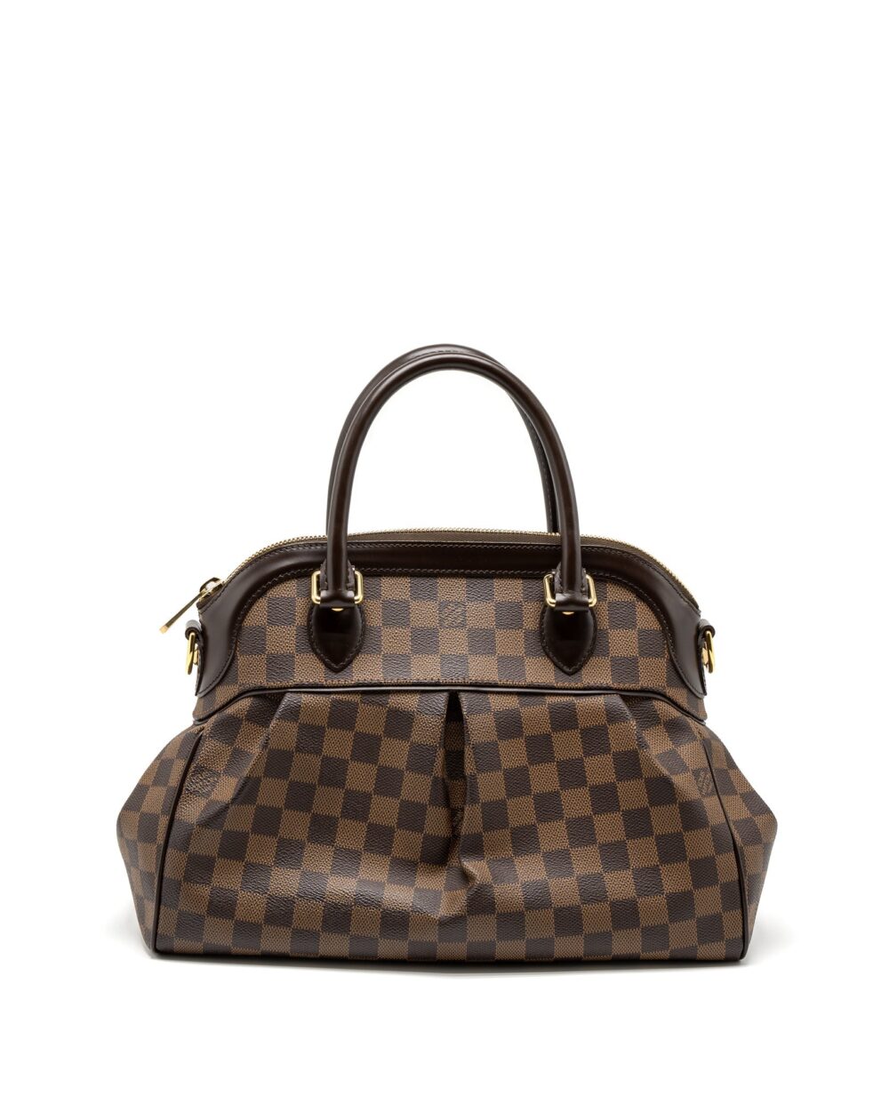 AAA Replica Louis Vuitton LV TREVI PM DAMIER EBENE CANVAS GHW