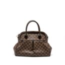 AAA Replica Louis Vuitton LV TREVI PM DAMIER EBENE CANVAS GHW