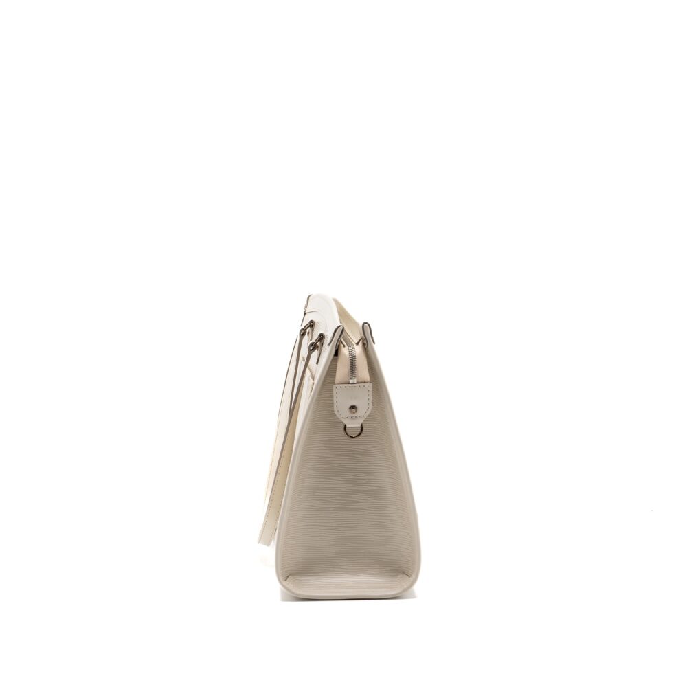 AAA Replica Louis Vuitton LV MADELEINE GM TOTE BAG EPI WHITE SHW