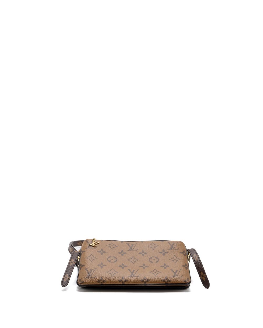 AAA Replica Louis Vuitton LV LV3 POCHETTE SHOULDER BAG REVERSE MONOGRAM CANVAS LAMBSKIN GHW