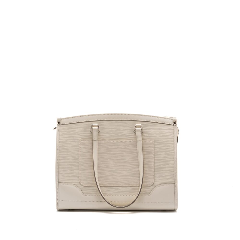 AAA Replica Louis Vuitton LV MADELEINE GM TOTE BAG EPI WHITE SHW