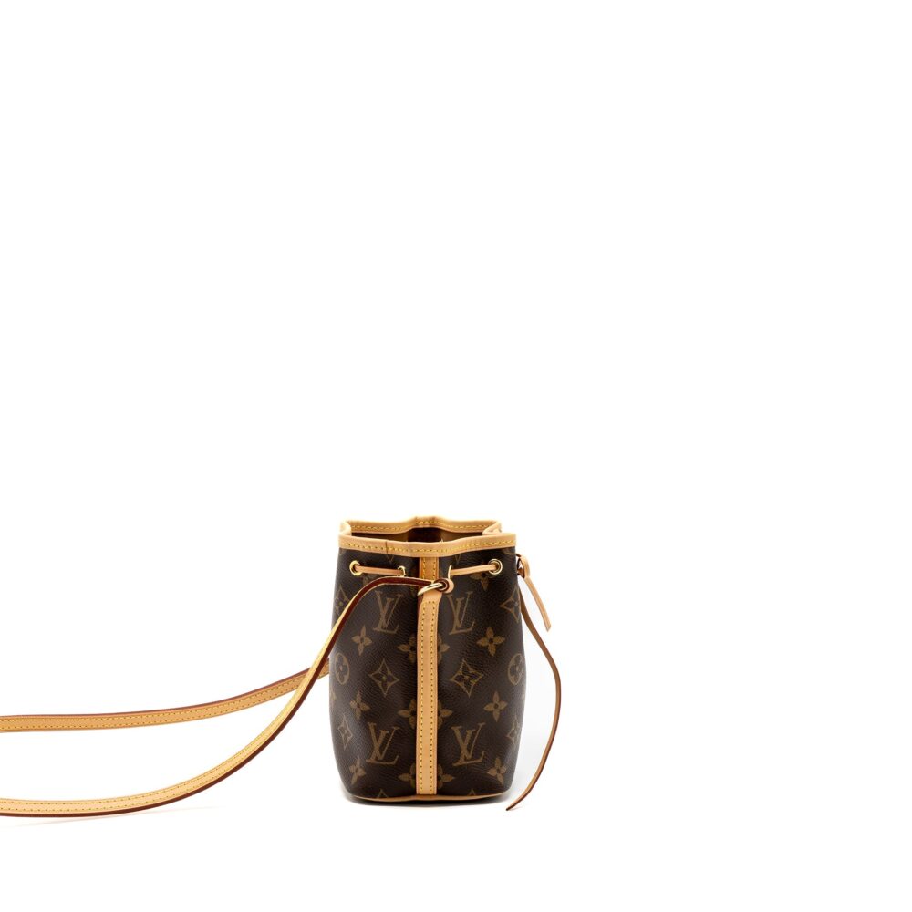AAA Replica Louis Vuitton LV NANO NOE MONOGRAM CANVAS GHW