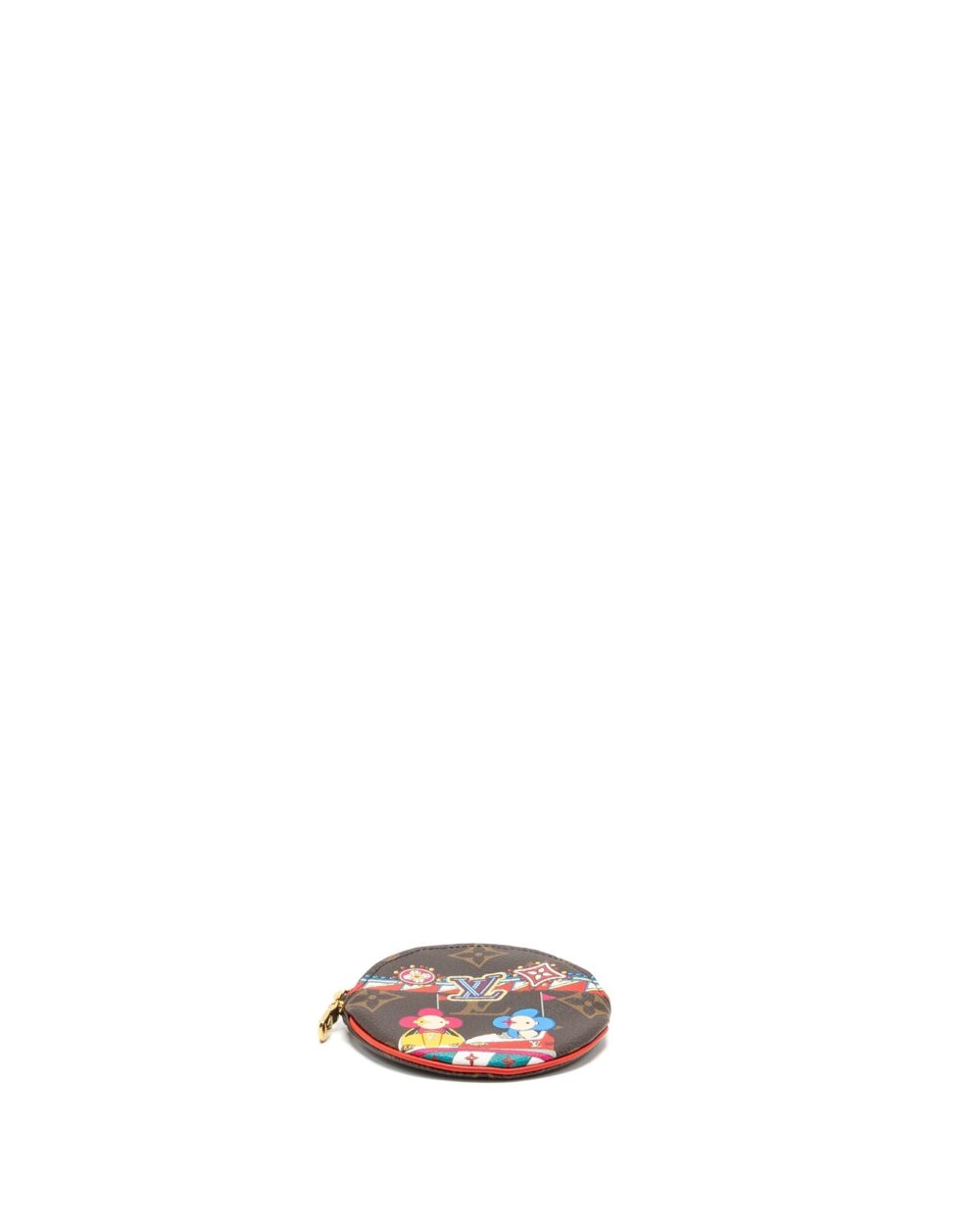 AAA Replica Louis Vuitton LV ROUND COIN POUCH VIVIENNE BUMPER CAR MONOGRAM CANVAS MULTICOLOUR GHW