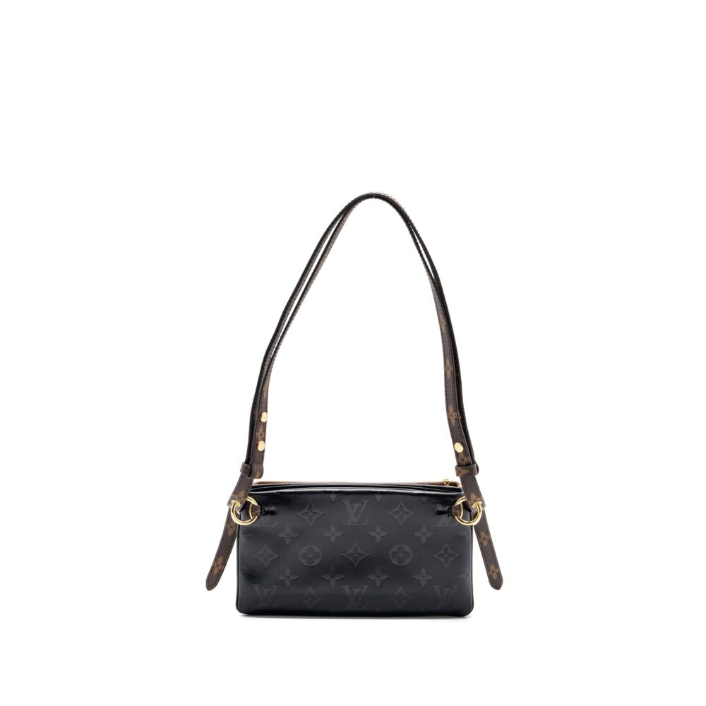 AAA Replica Louis Vuitton LV LV3 POCHETTE SHOULDER BAG REVERSE MONOGRAM CANVAS LAMBSKIN GHW