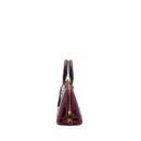 AAA Replica Louis Vuitton LV ALMA BB VERNI MIROIR PATENT DARK PINK GHW