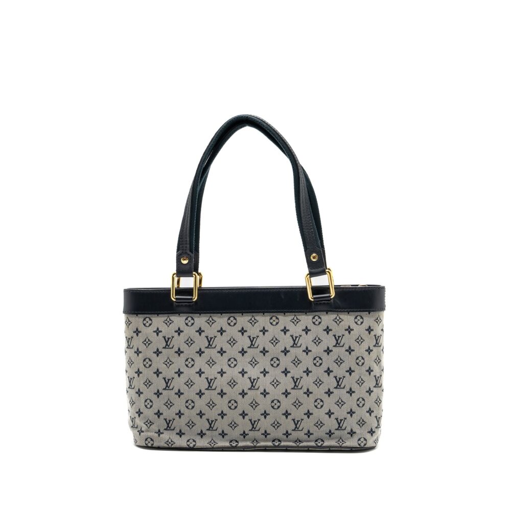 AAA Replica Louis Vuitton LV VINTAGE ZIP TOTE BAG FABRIC BLUE GHW
