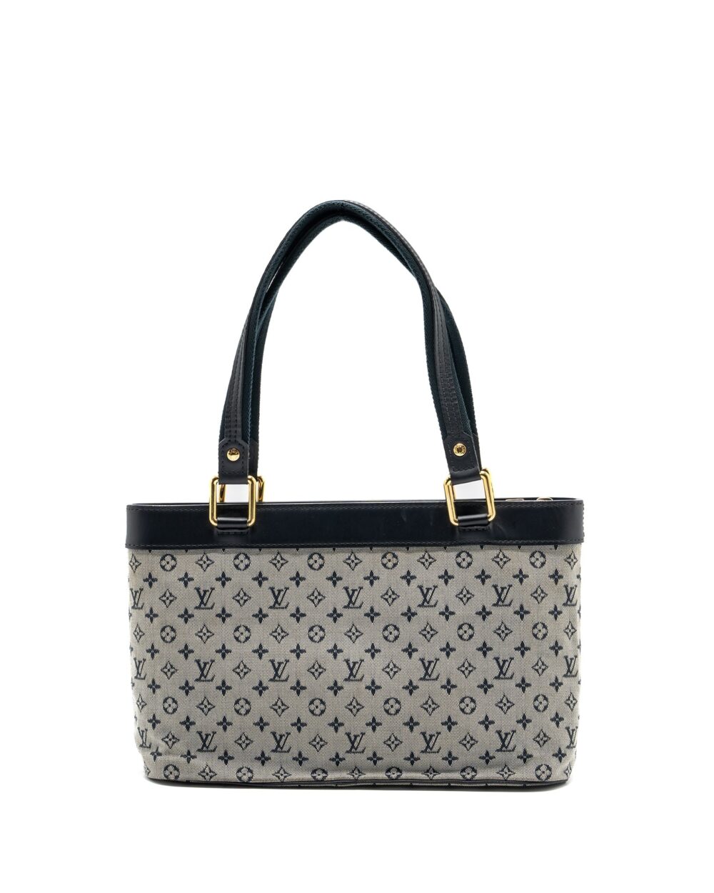 AAA Replica Louis Vuitton LV VINTAGE ZIP TOTE BAG FABRIC BLUE GHW