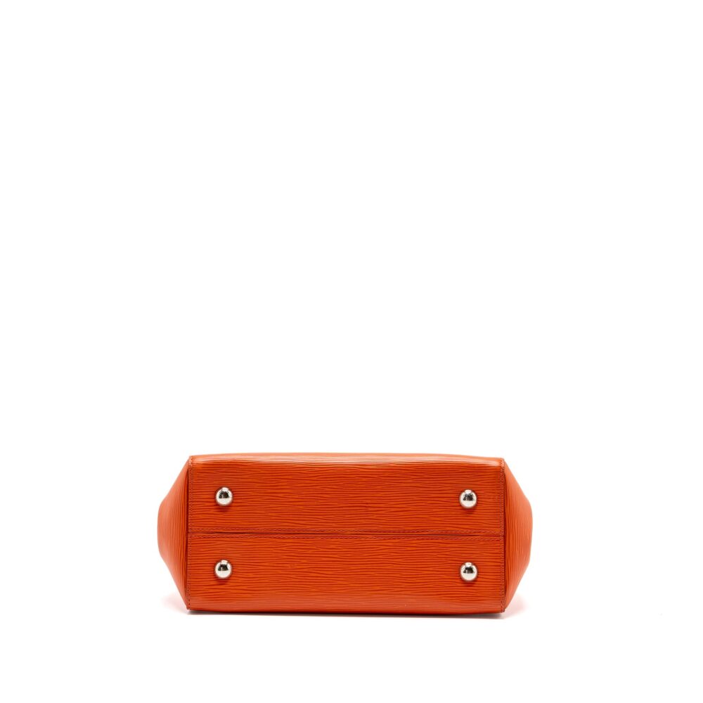 AAA Replica Louis Vuitton LV TOP HANDLE TOTE BAG EPI ORANGE SHW