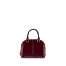 AAA Replica Louis Vuitton LV ALMA BB VERNI MIROIR PATENT DARK PINK GHW