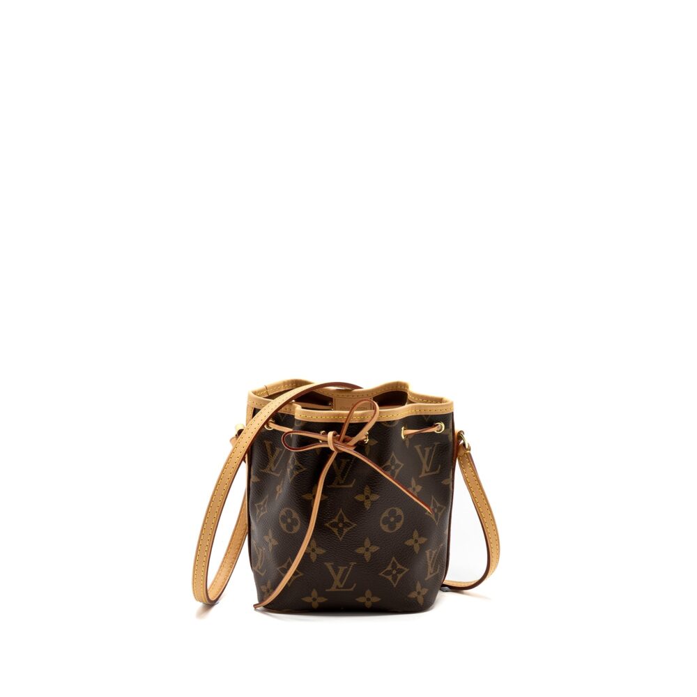AAA Replica Louis Vuitton LV NANO NOE MONOGRAM CANVAS GHW