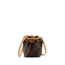 AAA Replica Louis Vuitton LV NANO NOE MONOGRAM CANVAS GHW