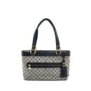 AAA Replica Louis Vuitton LV VINTAGE ZIP TOTE BAG FABRIC BLUE GHW