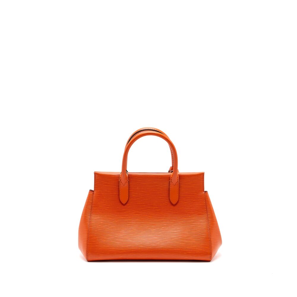AAA Replica Louis Vuitton LV TOP HANDLE TOTE BAG EPI ORANGE SHW