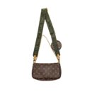 AAA Replica Louis Vuitton LV MULTI POCHETTE MONOGRAM CANVAS / KHAKI STRAP GHW