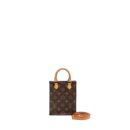 AAA Replica Louis Vuitton LV PETIT SAC PLAT MONOGRAM CANVAS GHW