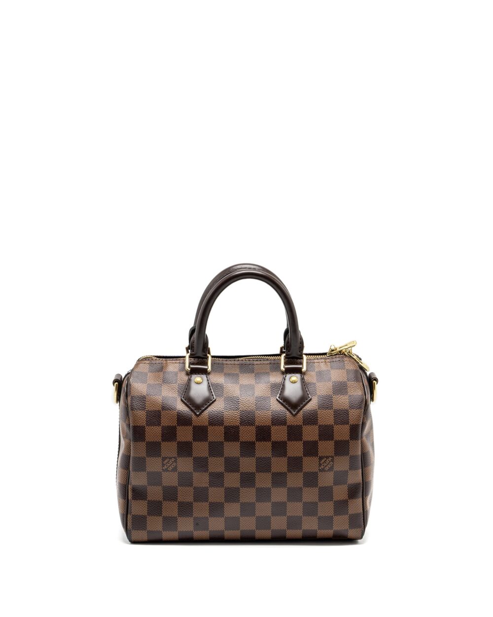 AAA Replica Louis Vuitton LV SPEEDY BANDOULIERE 25 DAMIER EBENE GHW