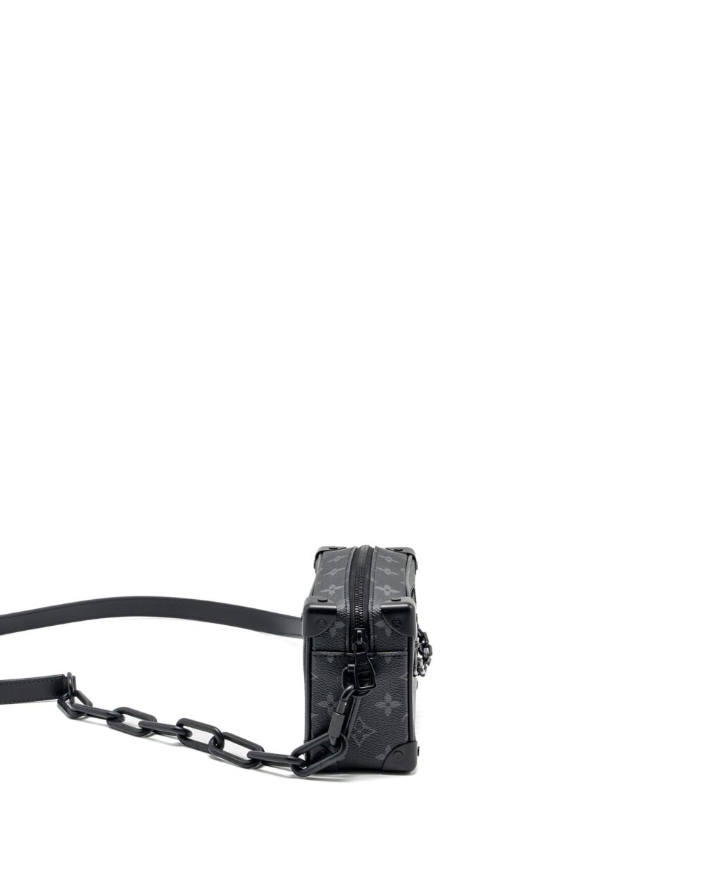 AAA Replica Louis Vuitton LV MINI SOFT TRUNK MONOGRAM ECLIPSE CANVAS BLACK HARDWARE